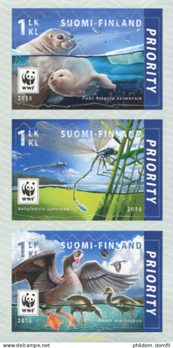 566775 MNH FINLANDIA 2016 WWF - PROTECCION A LA NATURALEZA - Ungebraucht