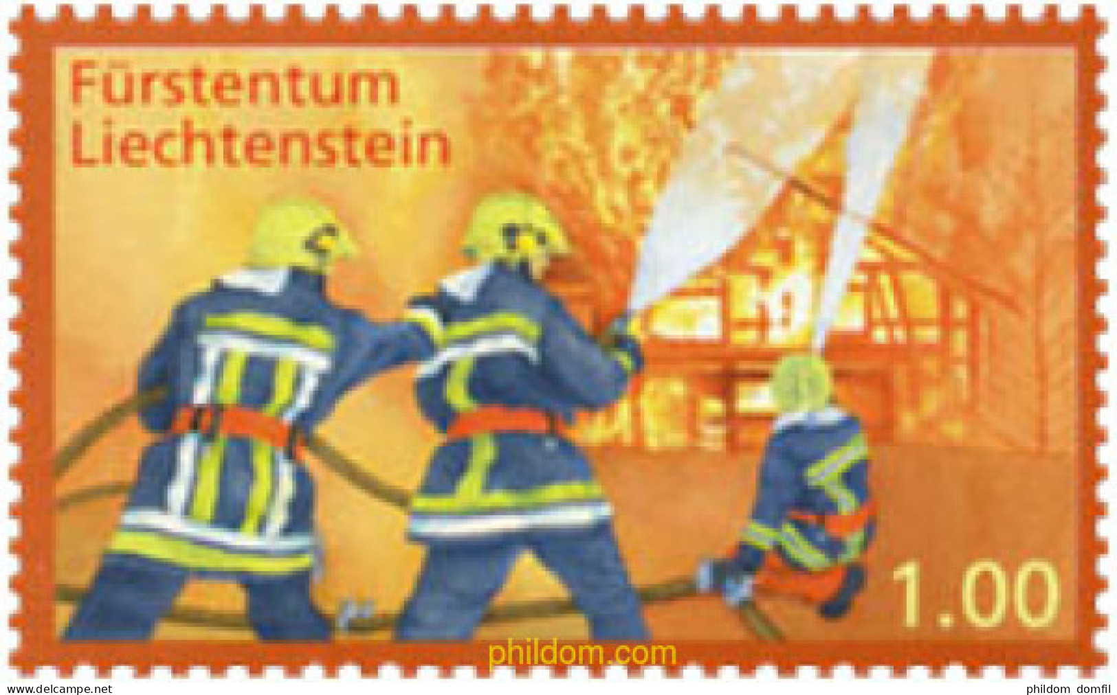 218439 MNH LIECHTENSTEIN 2008 BOMBEROS - Unused Stamps