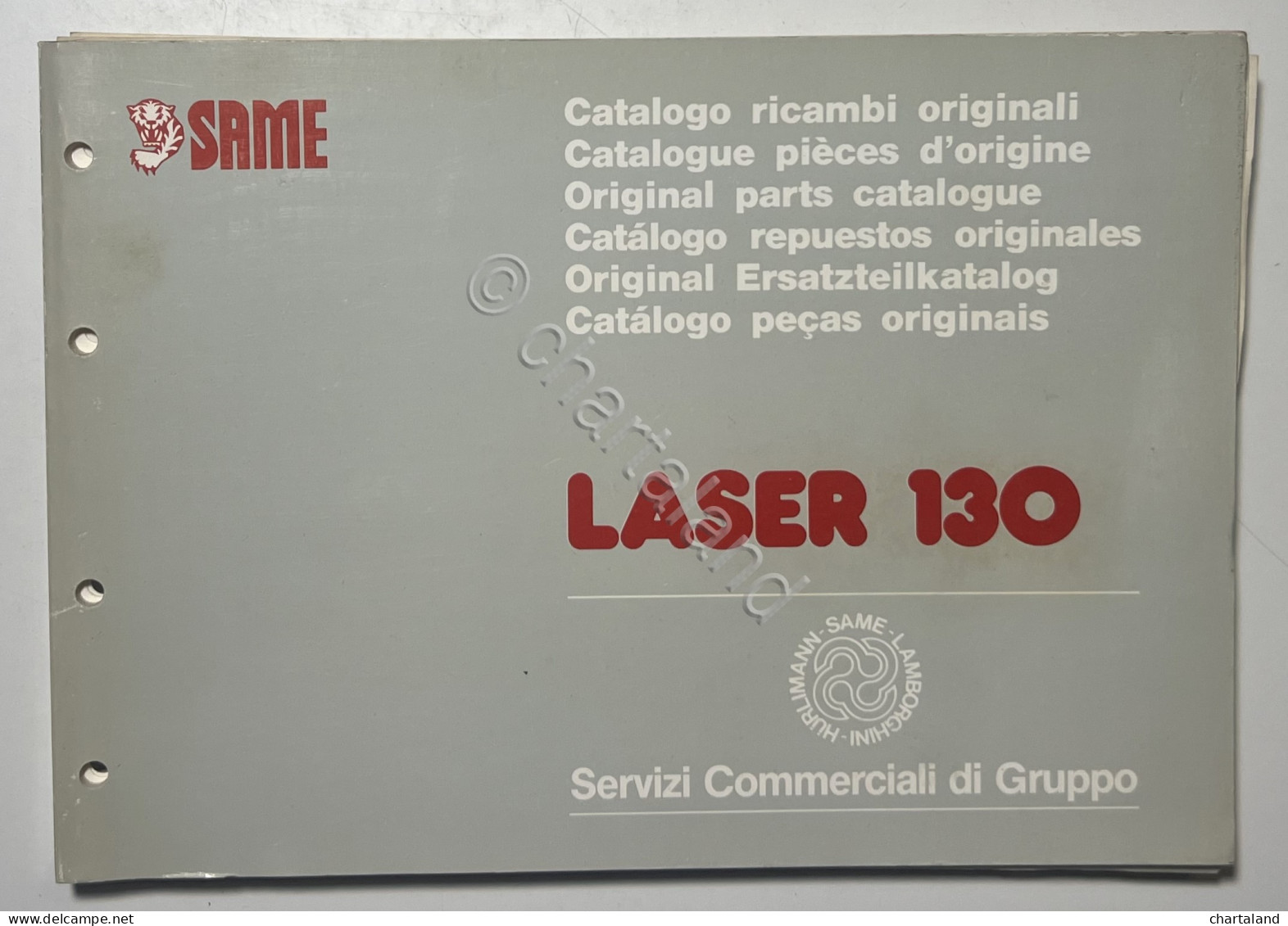 Catalogo Parti Di Ricambio Originali SAME Trattori - Laser 130 - Ed. 1988 - Other & Unclassified