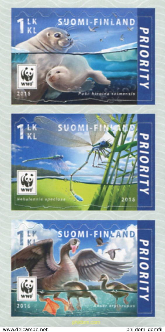 566775 MNH FINLANDIA 2016 WWF - PROTECCION A LA NATURALEZA - Unused Stamps