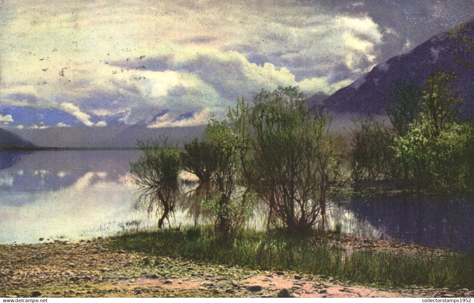 LAKE, MOUNTAIN, SWITZERLAND, POSTCARD - Sonstige & Ohne Zuordnung