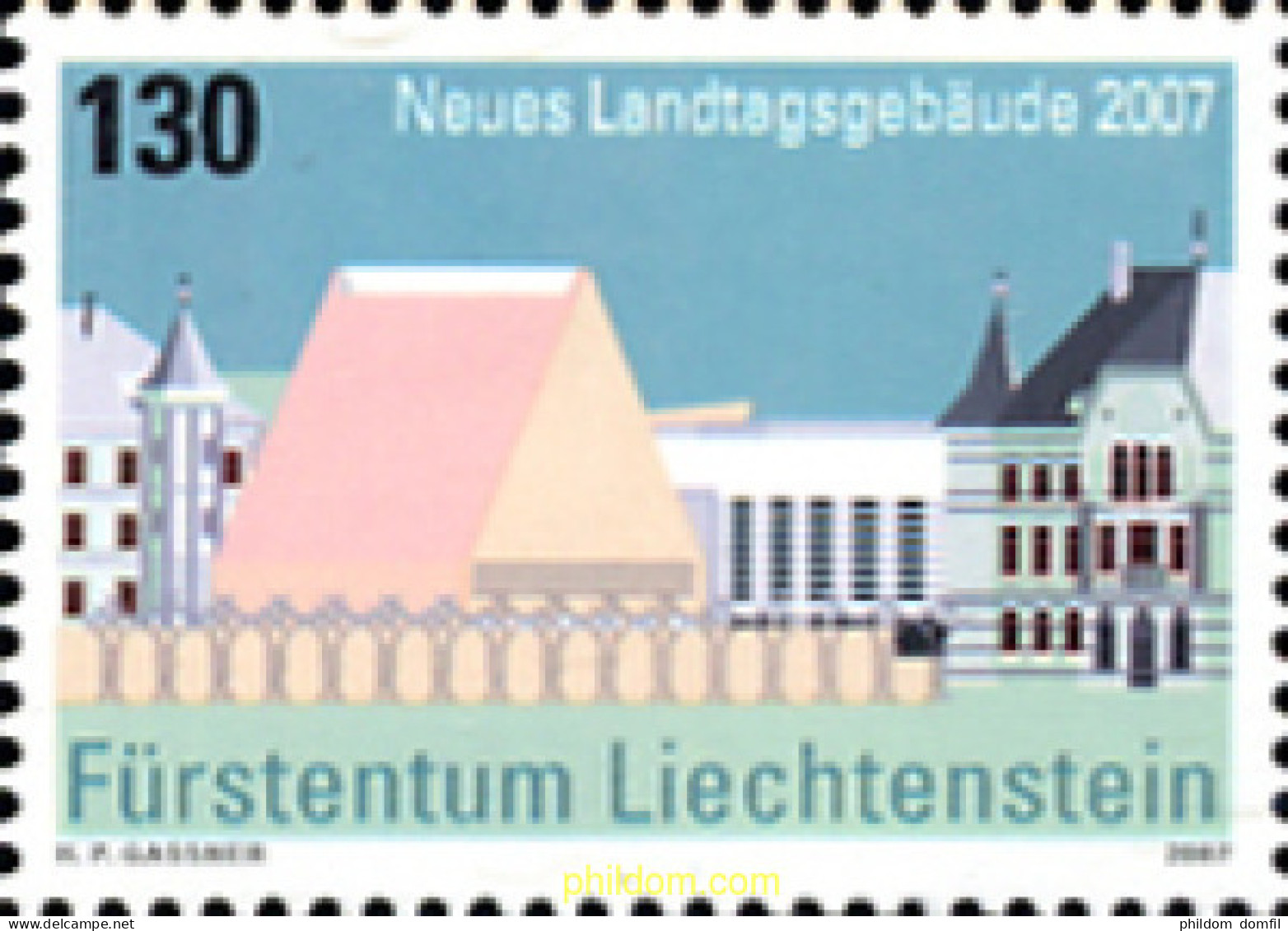 218453 MNH LIECHTENSTEIN 2007 NUEVO AYUNTAMIENTO - Ungebraucht