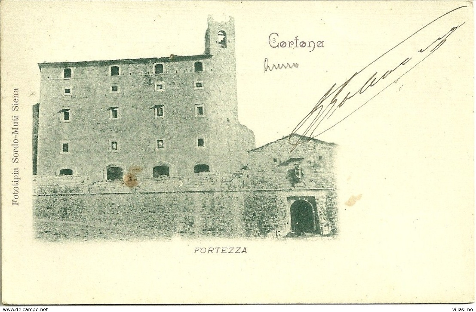 Arezzo - Cortona - Fortezza - VG. 1900 - Arezzo