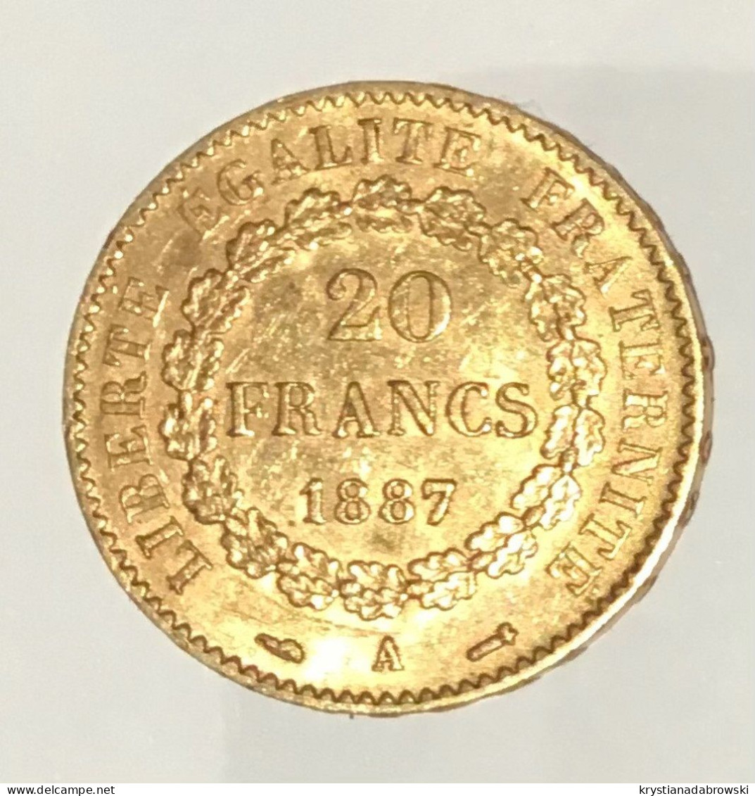 France Génie - 20 Francs (gold)