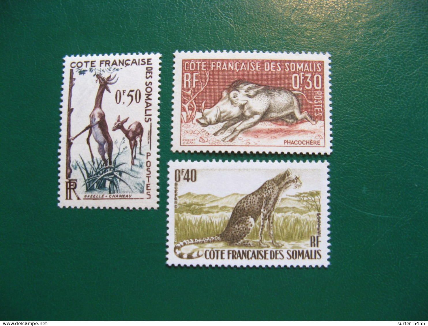 COTE DES SOMALIS - YVERT POSTE ORDINAIRE N° 287/289 - TIMBRES NEUFS** LUXE - MNH - COTE 5,00 EUROS - Unused Stamps