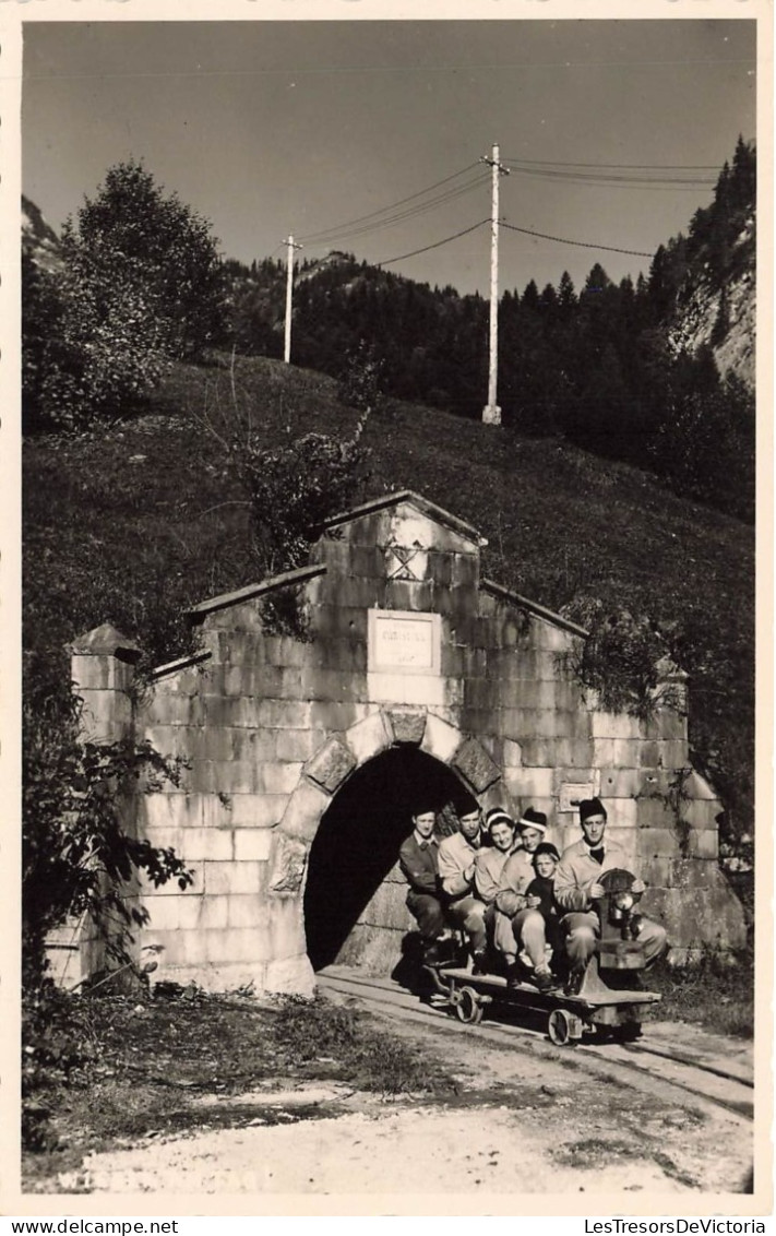 AUTRICHE - Hallstatt - Rails - Tunnel - Mines - Animé - Carte Postale Ancienne - Hallstatt