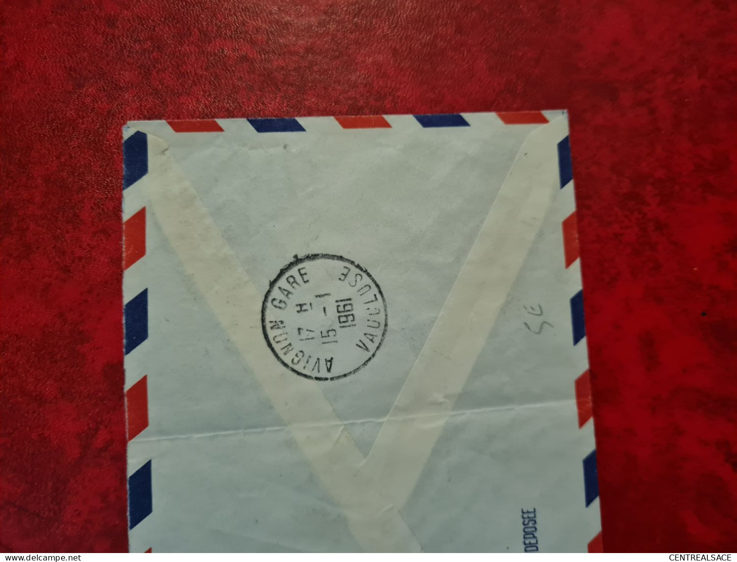 LETTRE  VIETNAM SAIGON 1961 ENTETE LIEN HIEP THU'O'NG KY POUR AVIGNON GARE - Viêt-Nam