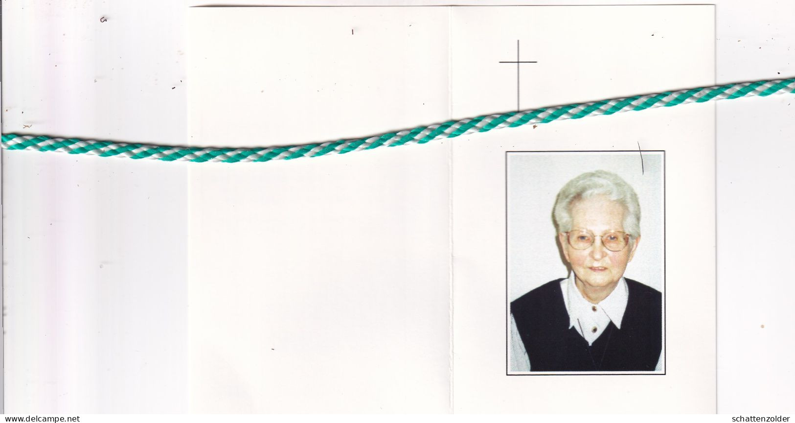 Zuster Marie Ildefons (Maria Huybrighs), Schaffen 1919, Lier 2003. Foto - Décès