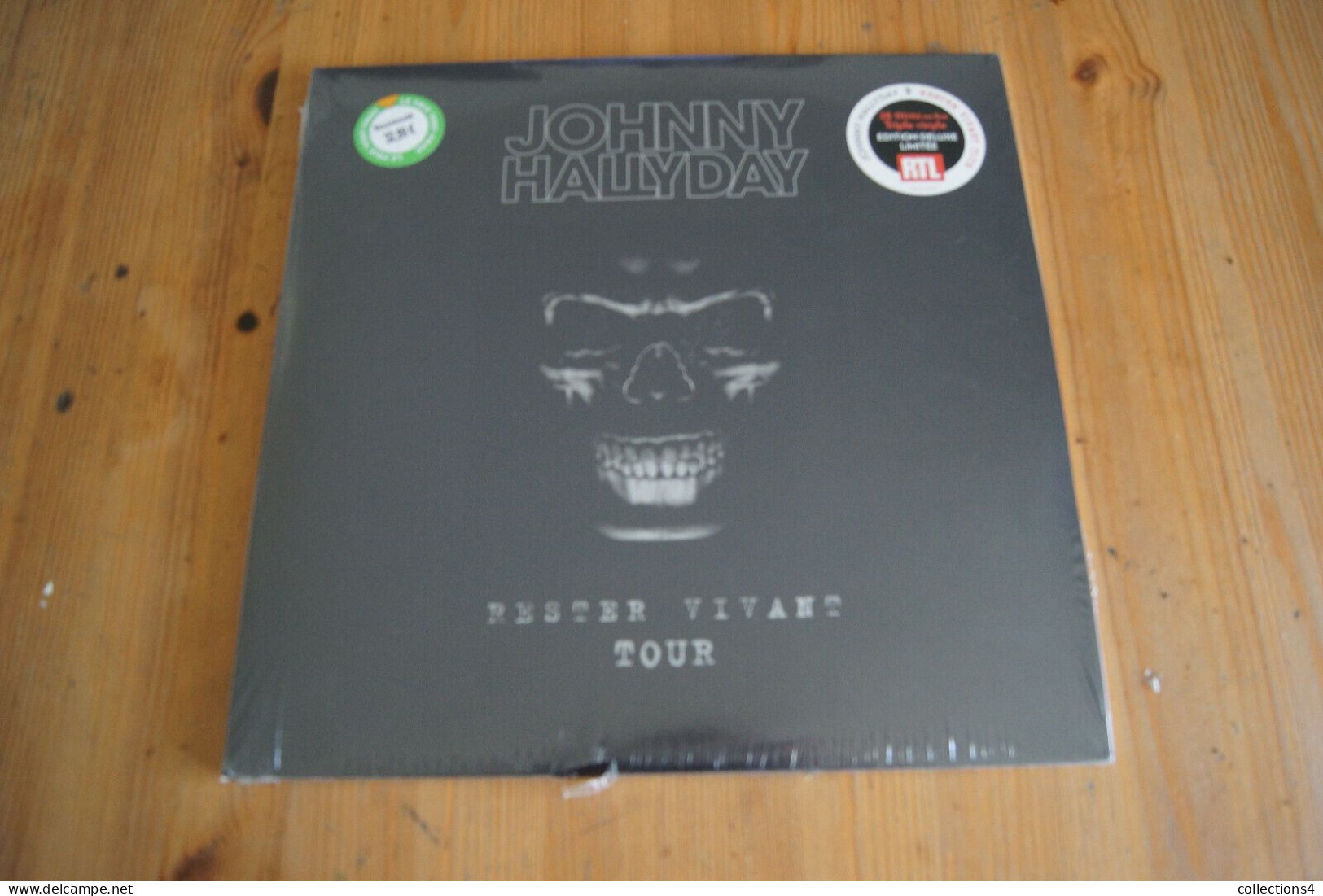 JOHNNY HALLYDAY RESTER VIVANT TOUR 3 LP NEUF SCELLE 2016 VALEUR + BREL OBISPO : - Rock