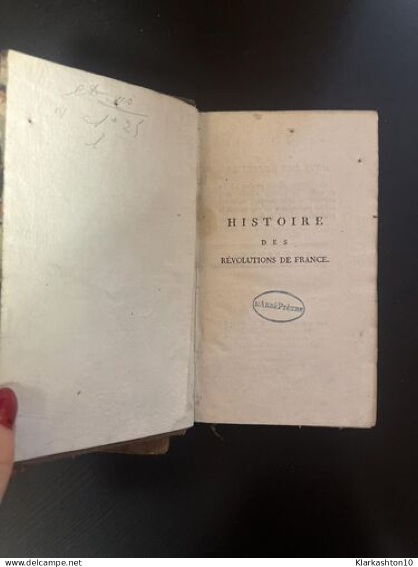Histoire De La Révolution De France - Tome 1 & 2 - Autres & Non Classés