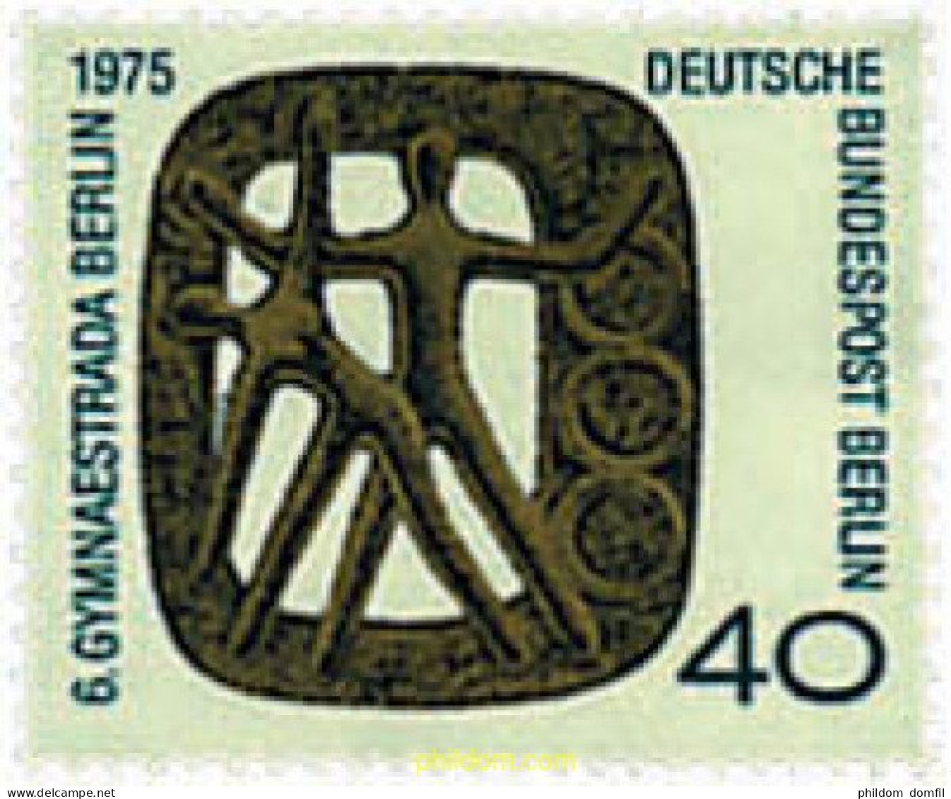 64692 MNH ALEMANIA. Berlín 1975 6 FESTIVAL DE GIMNASIA EN BERLIN. - Autres & Non Classés