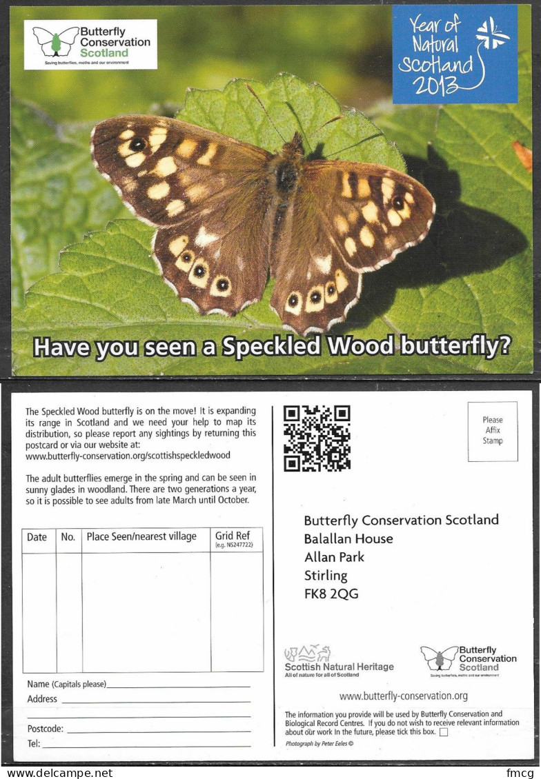 Scotland, Butterfly Conservation, Unused - Butterflies