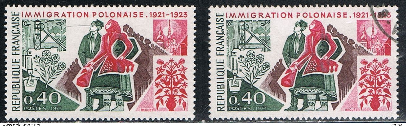 FRANCE : N° 1740 ** Et Oblitéré (Immigration Polonaise De 1921-23) - PRIX FIXE - - Ungebraucht