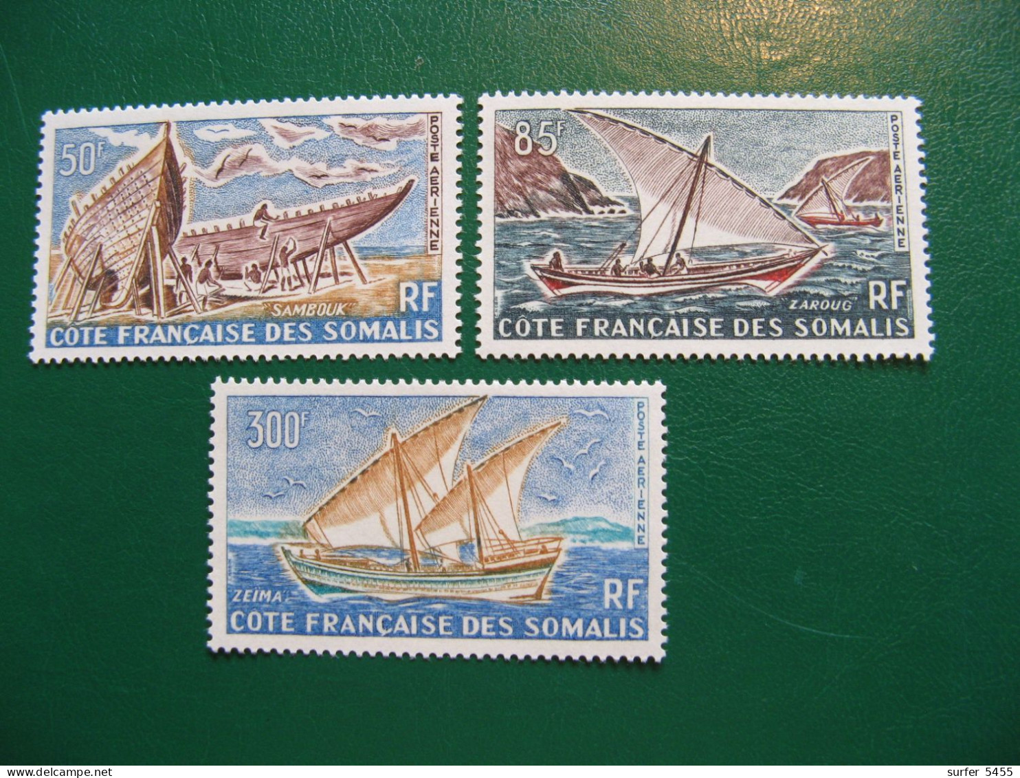 COTE DES SOMALIS - YVERT POSTE AERIENNE N° 38/40 - TIMBRES NEUFS** LUXE - MNH - COTE 35,00 EUROS - Ungebraucht