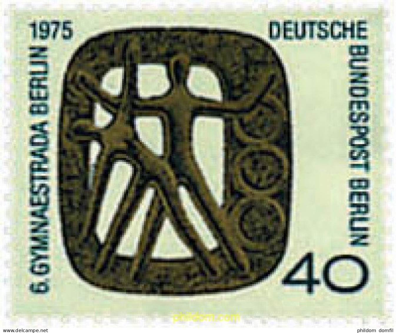 64692 MNH ALEMANIA. Berlín 1975 6 FESTIVAL DE GIMNASIA EN BERLIN. - Sonstige & Ohne Zuordnung