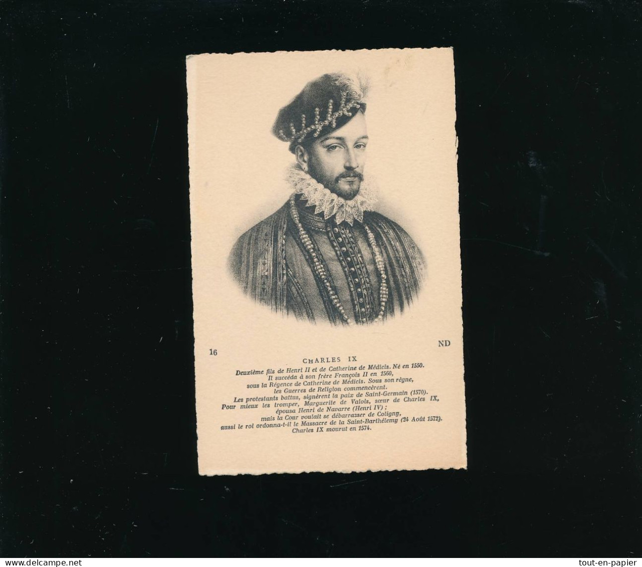 CPA  Histoire - Homme Célèbre - ND Photo - Charles IX - History