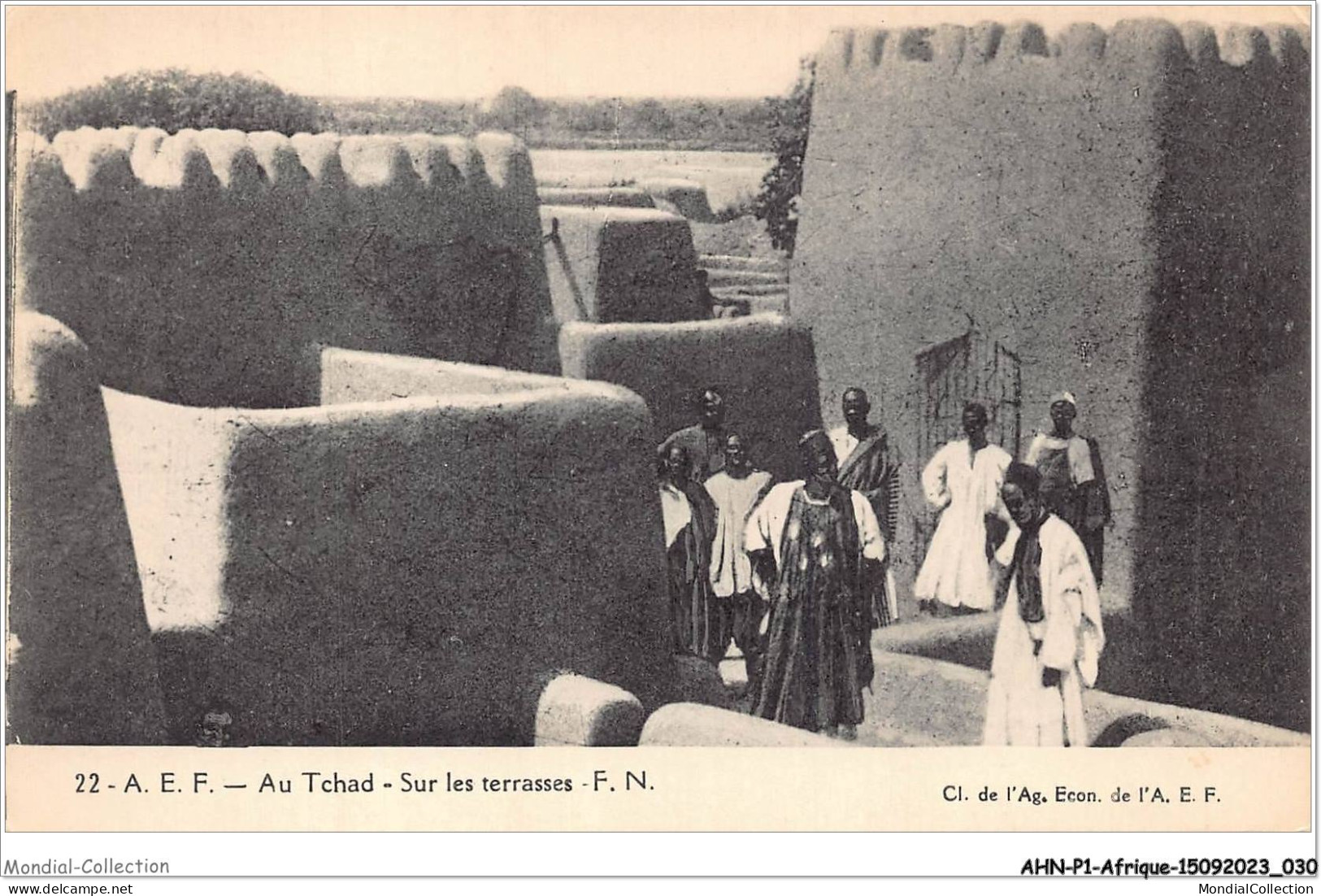 AHNP1-0015 - AFRIQUE - TCHAD -  Sur Les Terrasses - Tsjaad