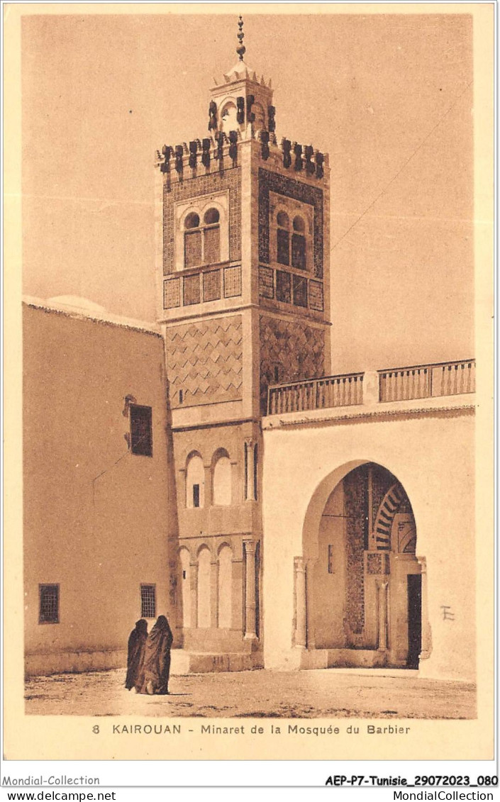 AEPP7-TUNISIE-0606 - KAIROUAN - MINARET DE LA MOSQUEE DU BARBIER - Tunisie