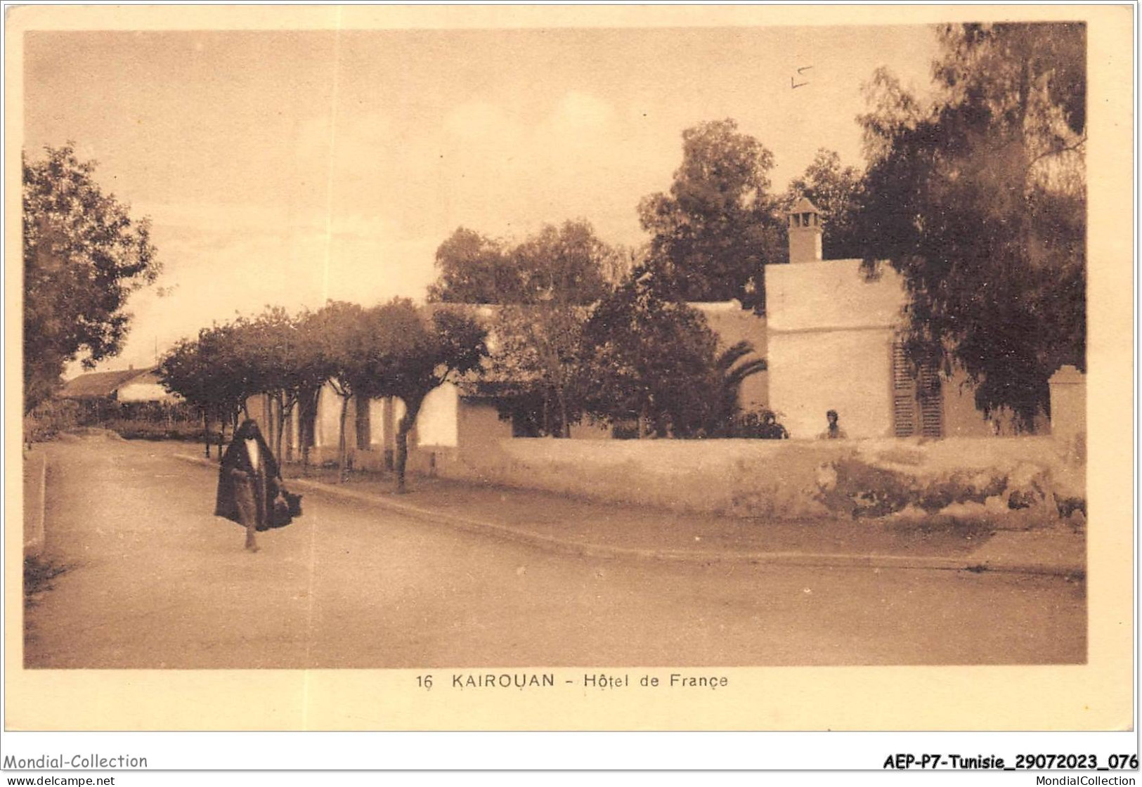 AEPP7-TUNISIE-0604 - KAIROUAN - HOTEL DE FRANCE - Tunisia