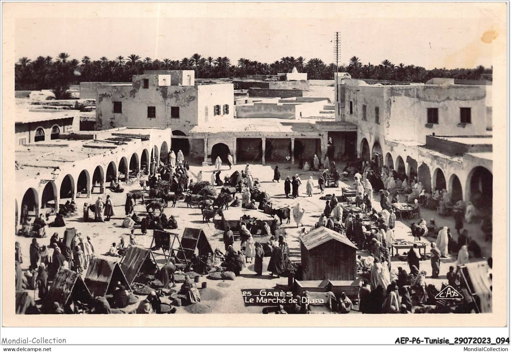 AEPP6-TUNISIE-0514 - GABES - LE MARCHE DE DJARA - Tunisie