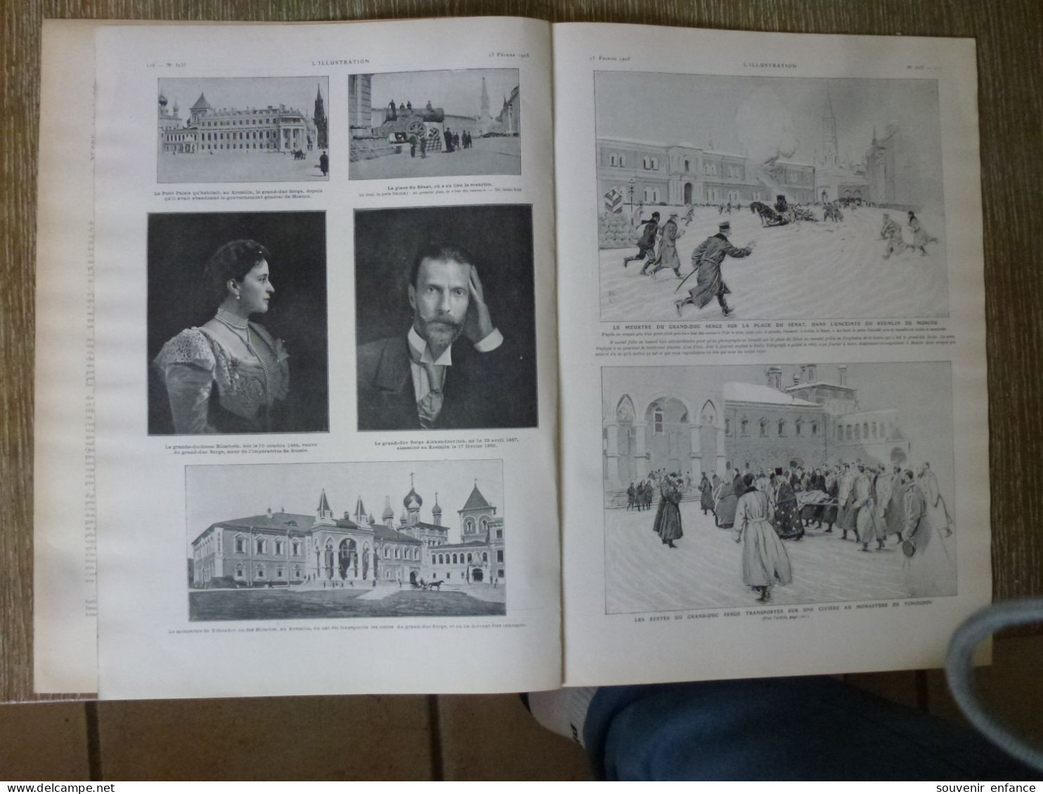 L'Illustration Fevrier 1905 Grand Duc Serge Alexandrovitch M Massenet Prince Albert Général Stoessel Port Arthur - L'Illustration