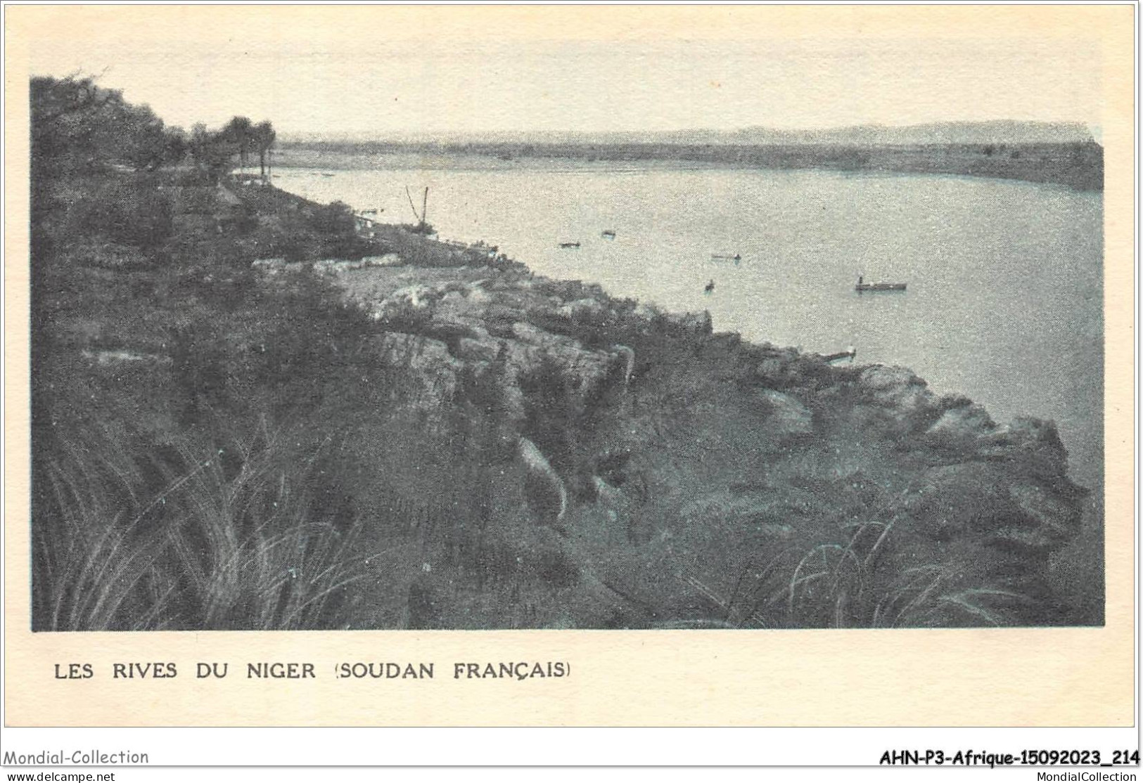 AHNP3-0377 - AFRIQUE - SOUDAN - Les Rives Du Niger - Soudan Français  - Soudan