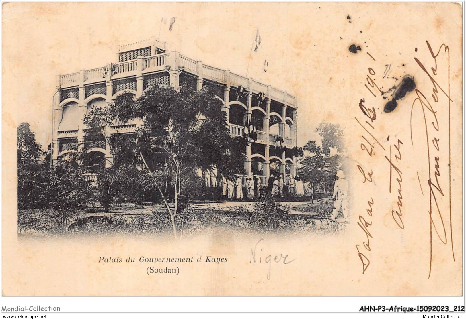 AHNP3-0376 - AFRIQUE - SOUDAN - Palais Du Gouvernement à Kayes  - Soedan