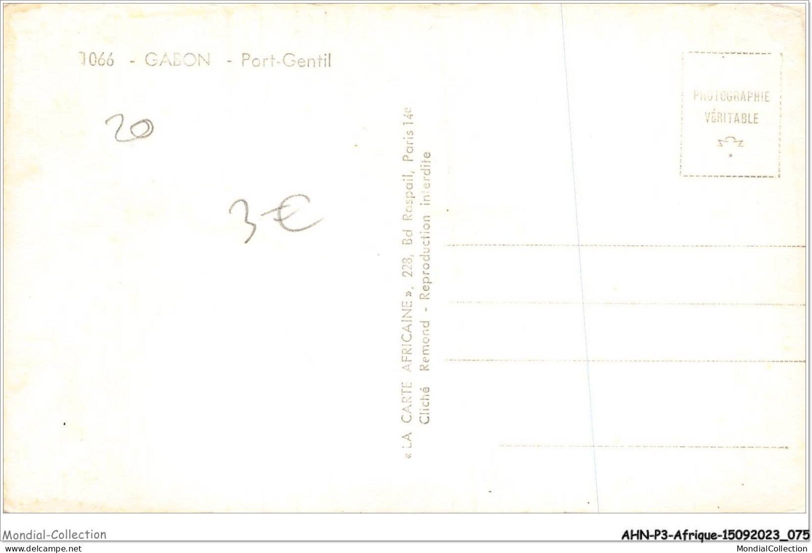 AHNP3-0307 - AFRIQUE - GABON - Port-gentil - Gabon