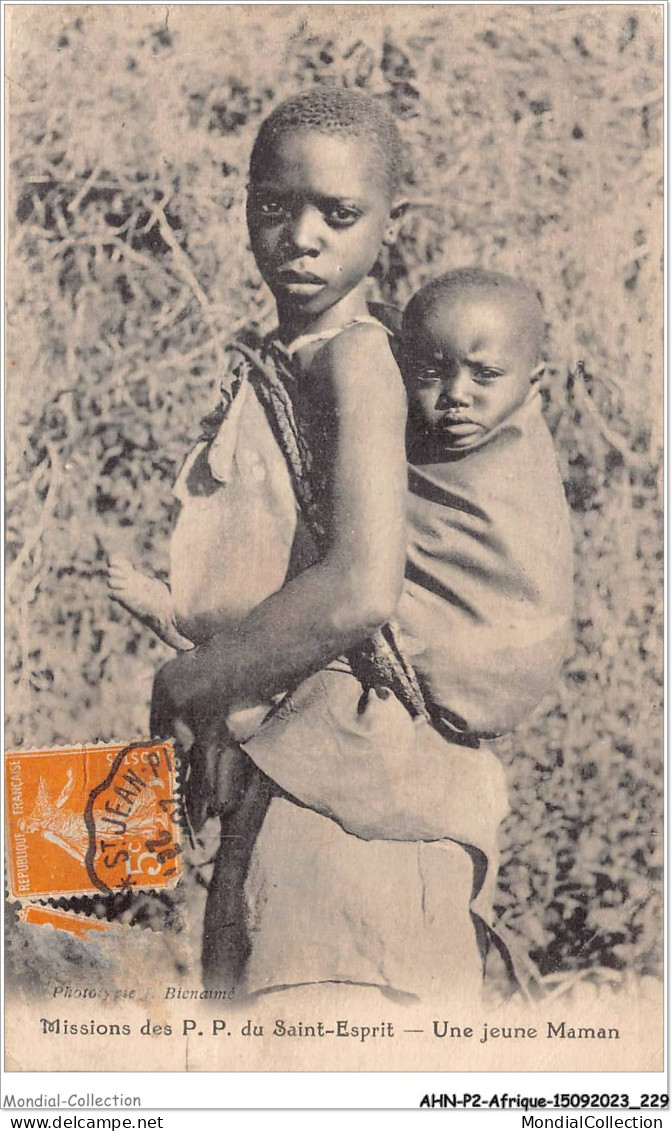 AHNP2-0242 - AFRIQUE - Missions Des P.P Du Saint-Esprit - Une Jeune Maman  - Unclassified