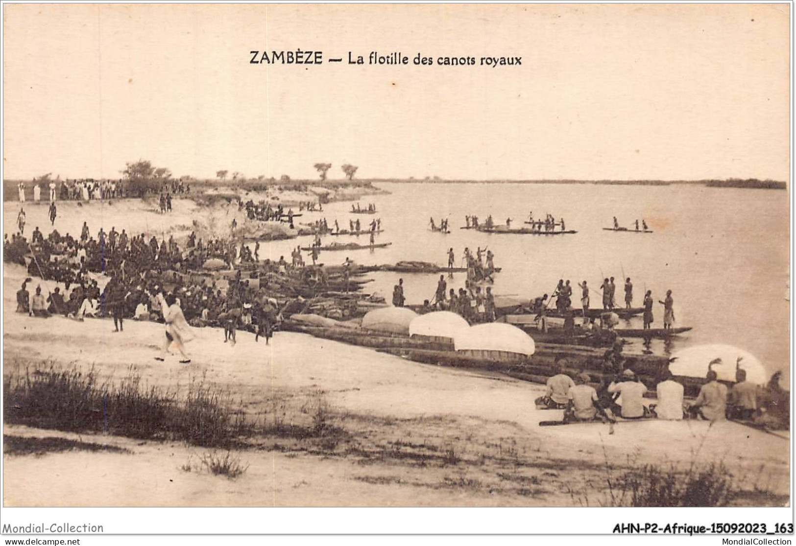 AHNP2-0209 - AFRIQUE - ZAMBEZE - La Flotille Des Canots Royaux  - Collections & Lots