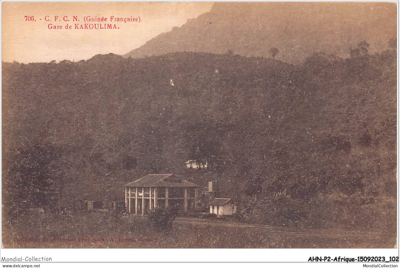 AHNP2-0179 - AFRIQUE - GUINEE FRANCAISE - Gare De KAKOULIMA - Französisch-Guinea