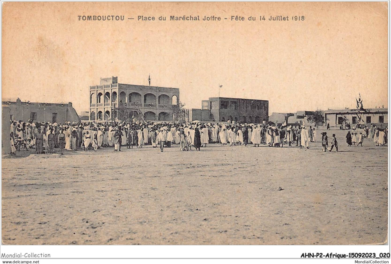 AHNP2-0138 - AFRIQUE - MALI - TOMBOUCTOU - Place Du Maréchal Joffre -Fete Du 14 Juillet  - Mali