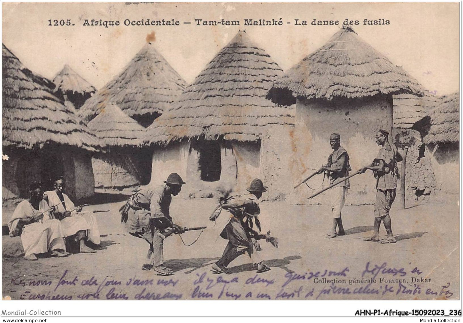 AHNP1-0118 - AFRIQUE - Afrique Occidentale -Tam-tam Malinké - La Danse Des Fusils - Congo Français