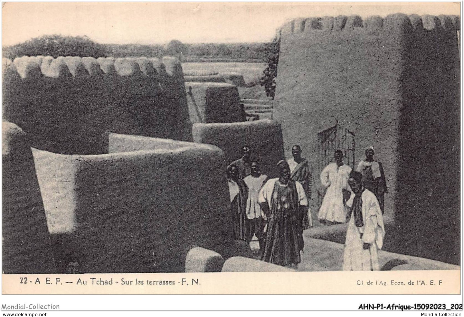 AHNP1-0101 - AFRIQUE - TCHAD - Sur Les Terrasses  - Tsjaad