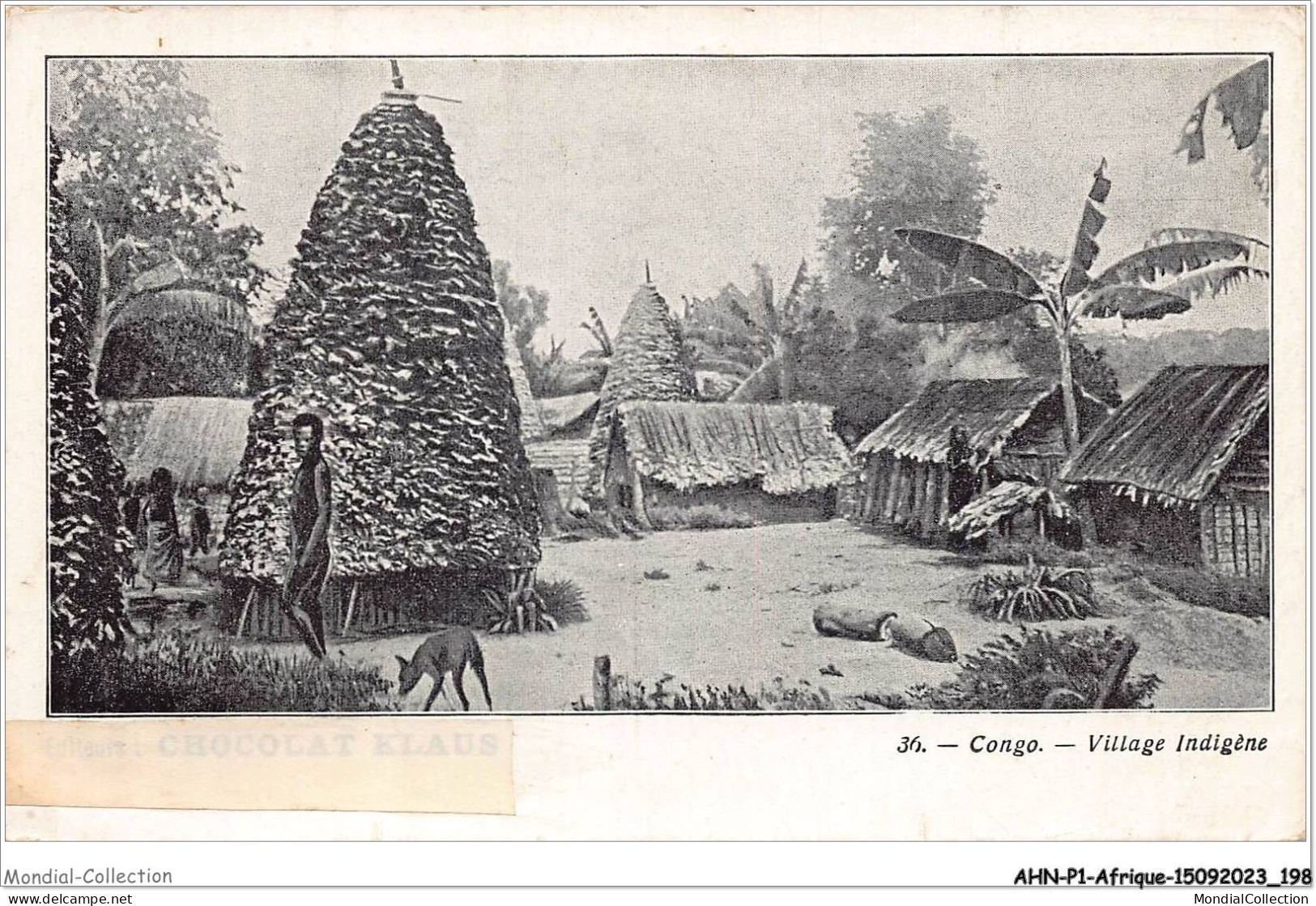AHNP1-0099 - AFRIQUE - CONGO - Village Indigene - Französisch-Kongo