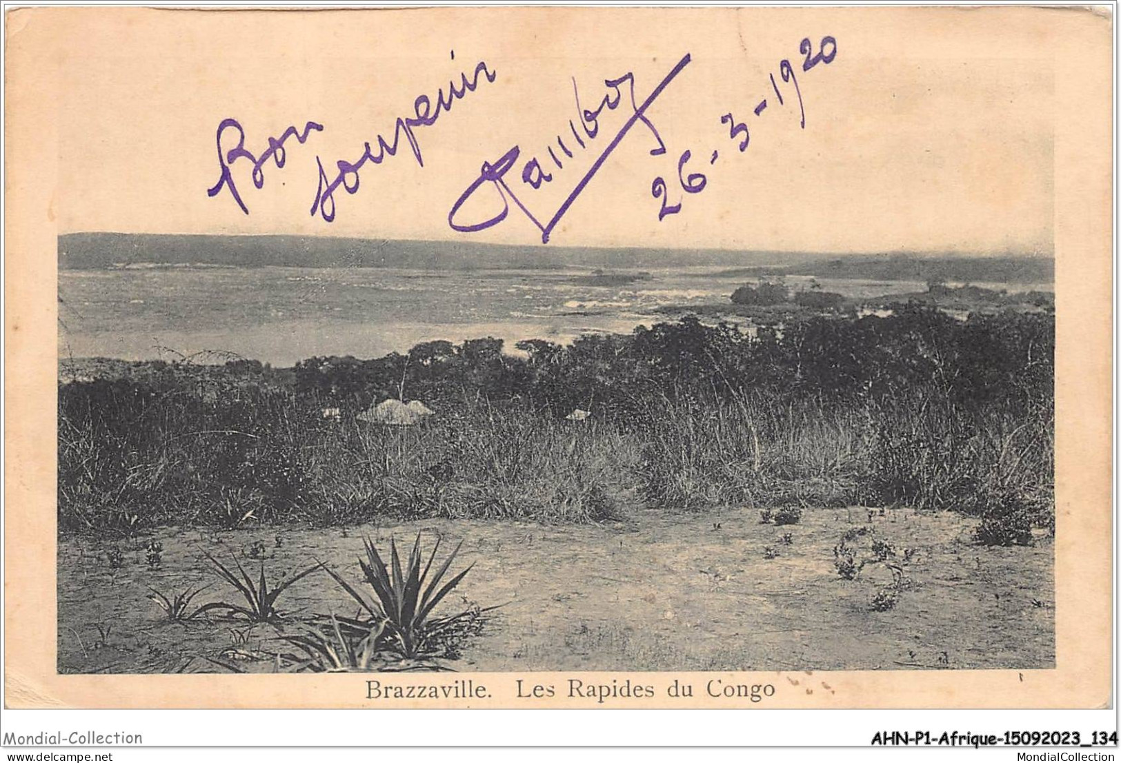 AHNP1-0067 - AFRIQUE - BRAZZAVILLE - Les Rapides Du Congo  - Brazzaville