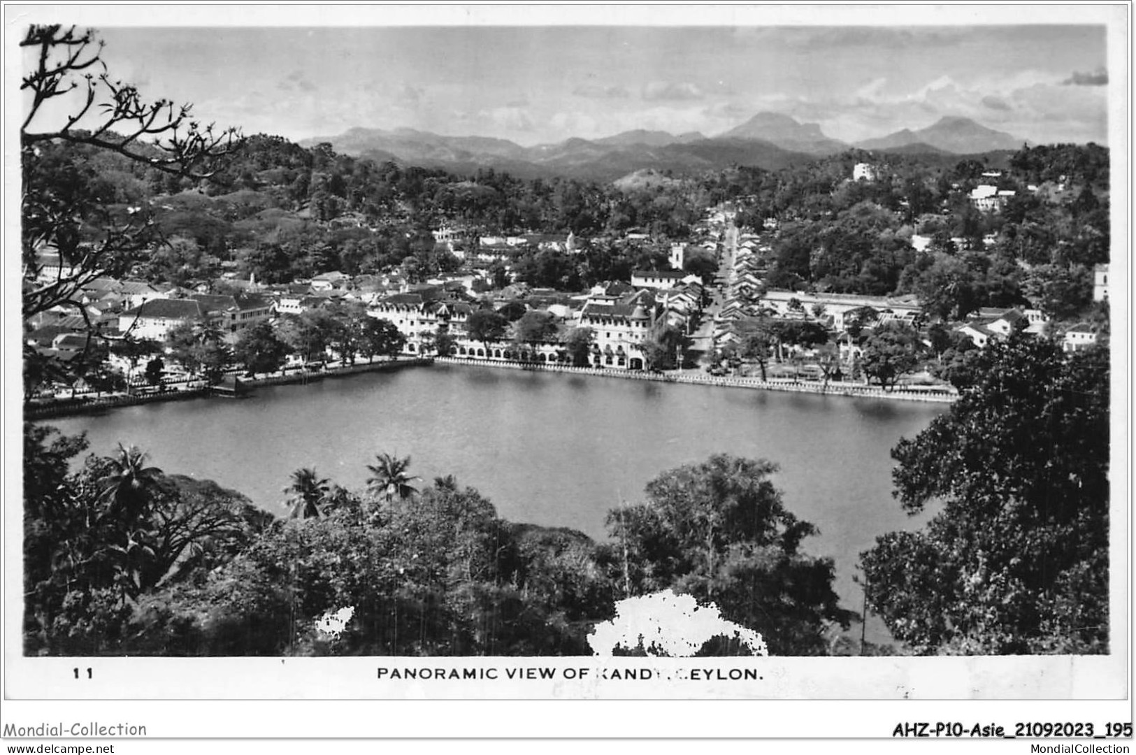 AHZP10-ASIE-0968 - PANORAMIC VIEW OF KANDY - CEYLON SRI LANKA CEYLAN - Sri Lanka (Ceylon)