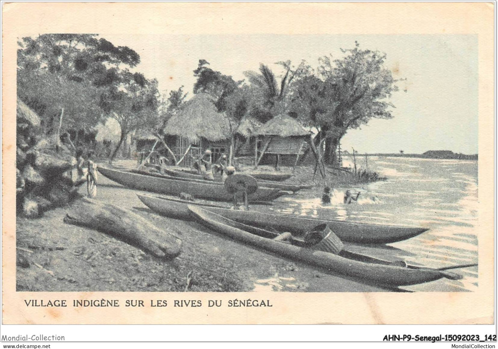 AHNP9-1037 - AFRIQUE - SENEGAL - Village Indigène Sur Les Rives Du Sénégal  - Senegal