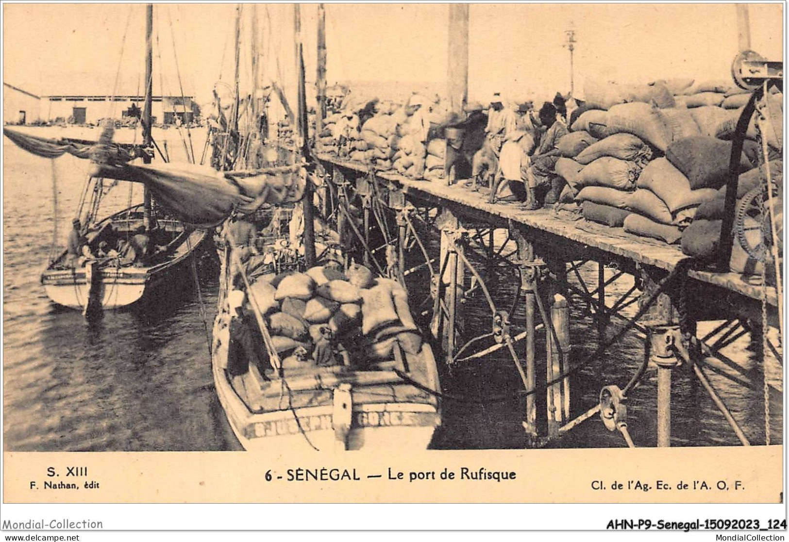 AHNP9-1028 - AFRIQUE - SENEGAL - Le Port De Rufisque  - Senegal