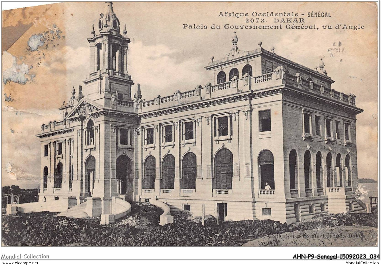 AHNP9-0983 - AFRIQUE - SENEGAL - DAKAR - Palais Du Gouvernement Générale - Vue D'angle  - Sénégal