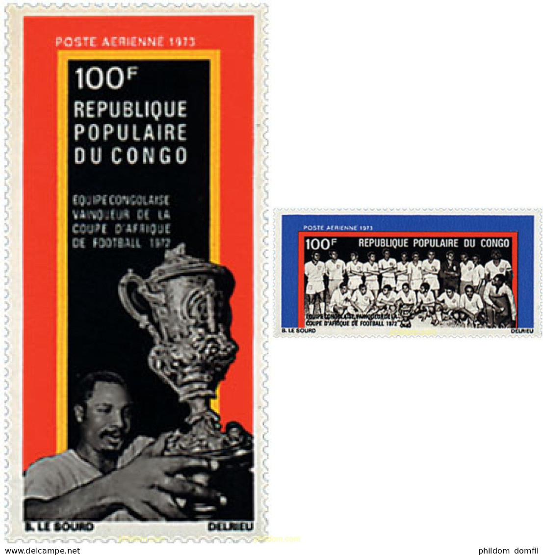 73284 MNH CONGO 1973 COPA DE AFRICA DE FUTBOL - Mint/hinged