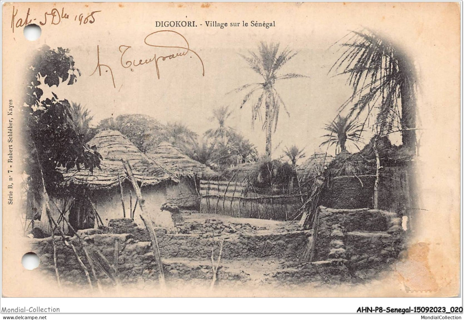 AHNP8-0868 - AFRIQUE - SENEGAL - DIGOKORI - Village Sur Le Sénégal  - Sénégal