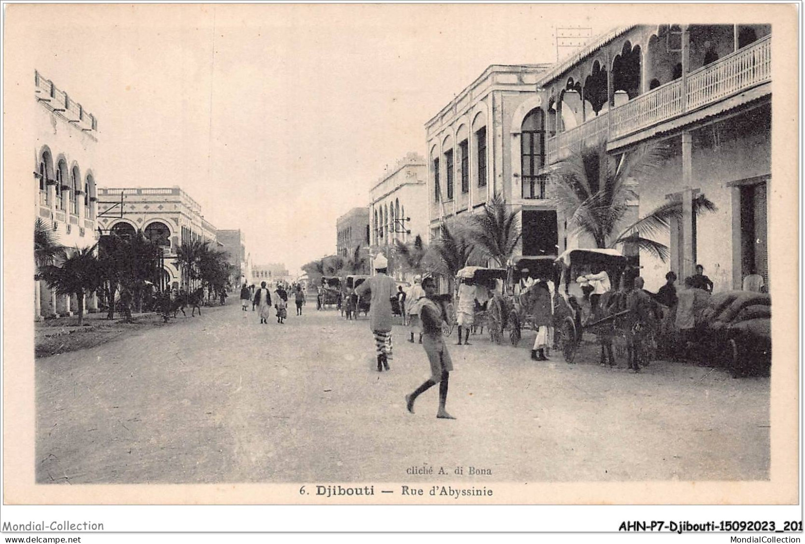 AHNP7-0848 - AFRIQUE - DJIBOUTI - Rue D'abyssinie - Dschibuti