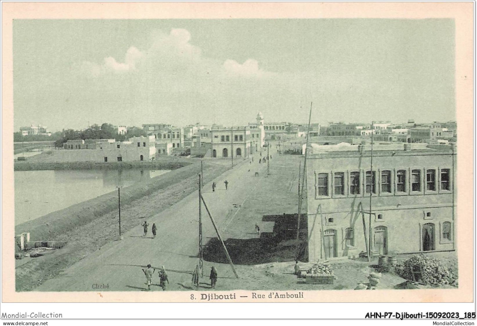 AHNP7-0840 - AFRIQUE - DJIBOUTI - Rue D'ambouli - Dschibuti
