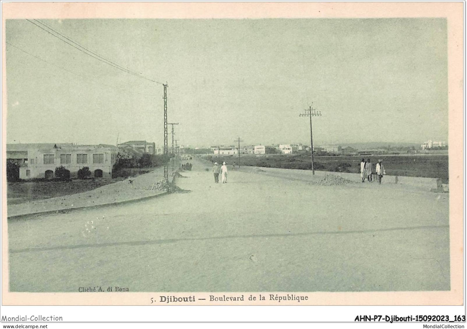 AHNP7-0829 - AFRIQUE - DJIBOUTI - Boulevard De La République  - Dschibuti