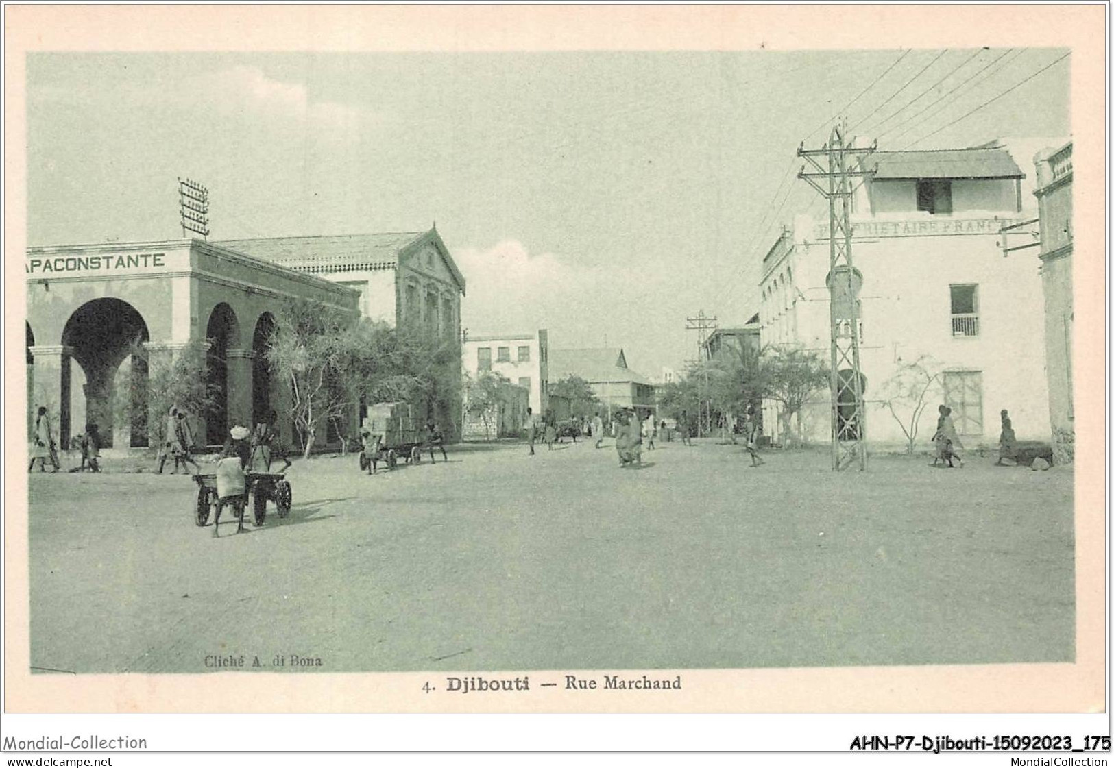 AHNP7-0835 - AFRIQUE - DJIBOUTI - Rue Marchand - Dschibuti