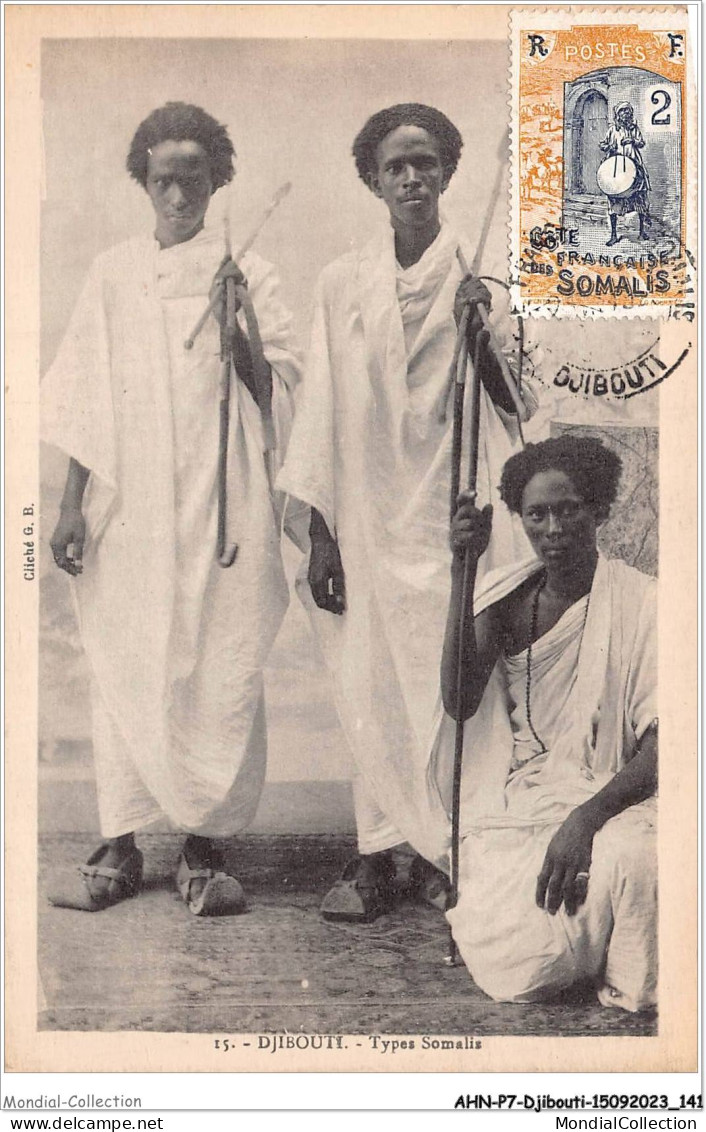 AHNP7-0818 - AFRIQUE - DJIBOUTI - Types Somalis - Dschibuti