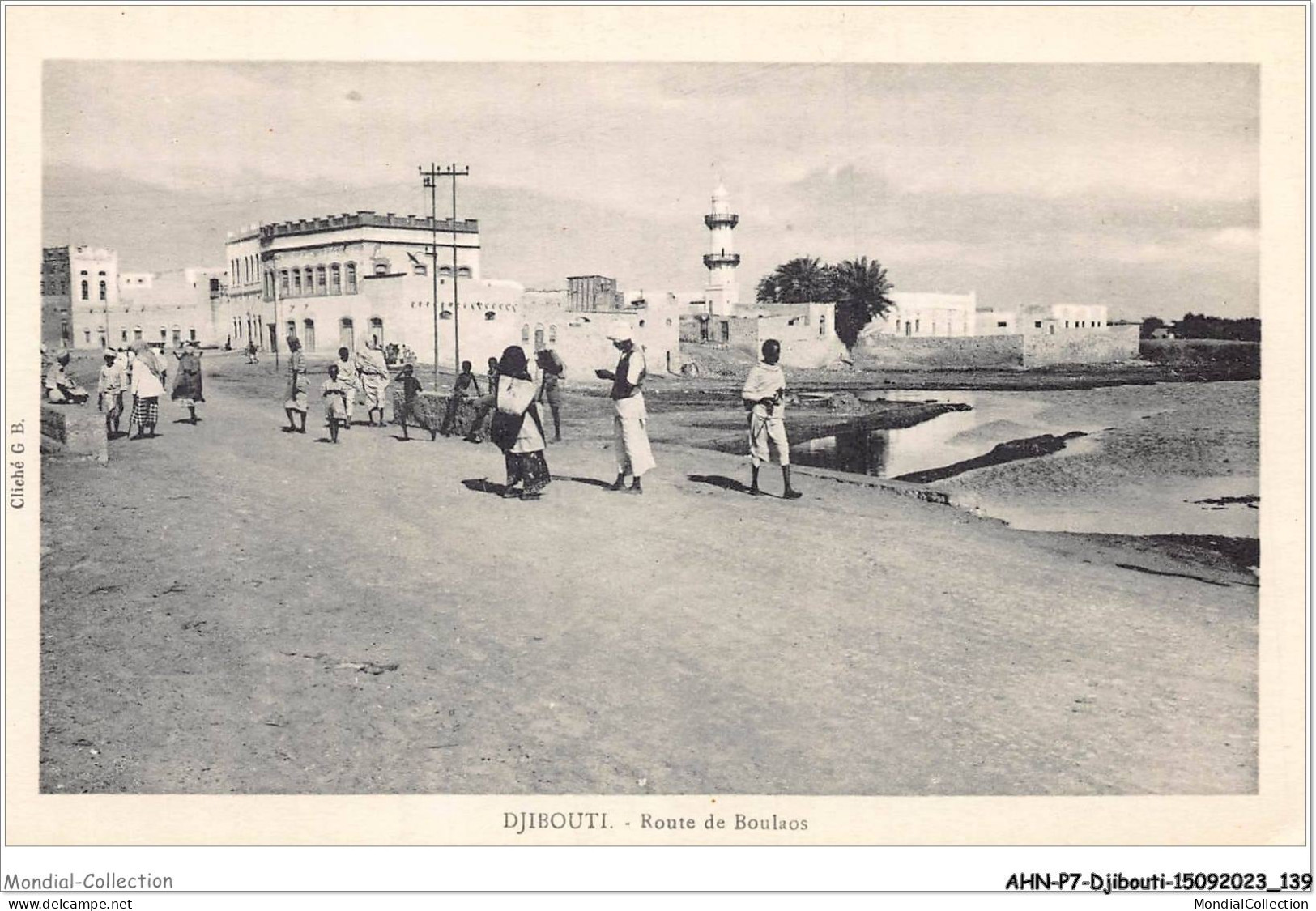 AHNP7-0817 - AFRIQUE - DJIBOUTI - Route De Boulaos - Djibouti