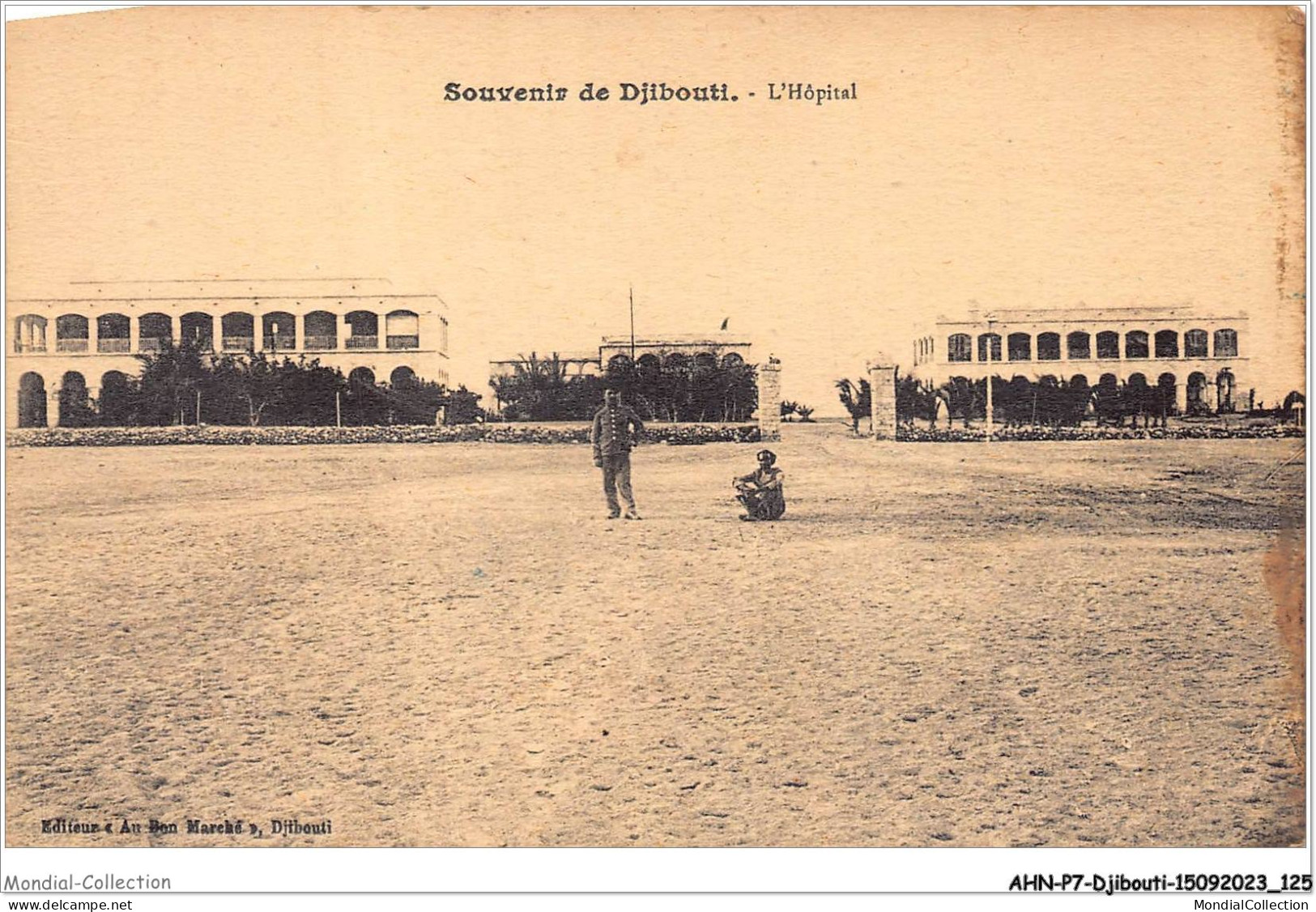 AHNP7-0810 - AFRIQUE - DJIBOUTI - Souvenir De Djibouti - L'hôpital - Djibouti
