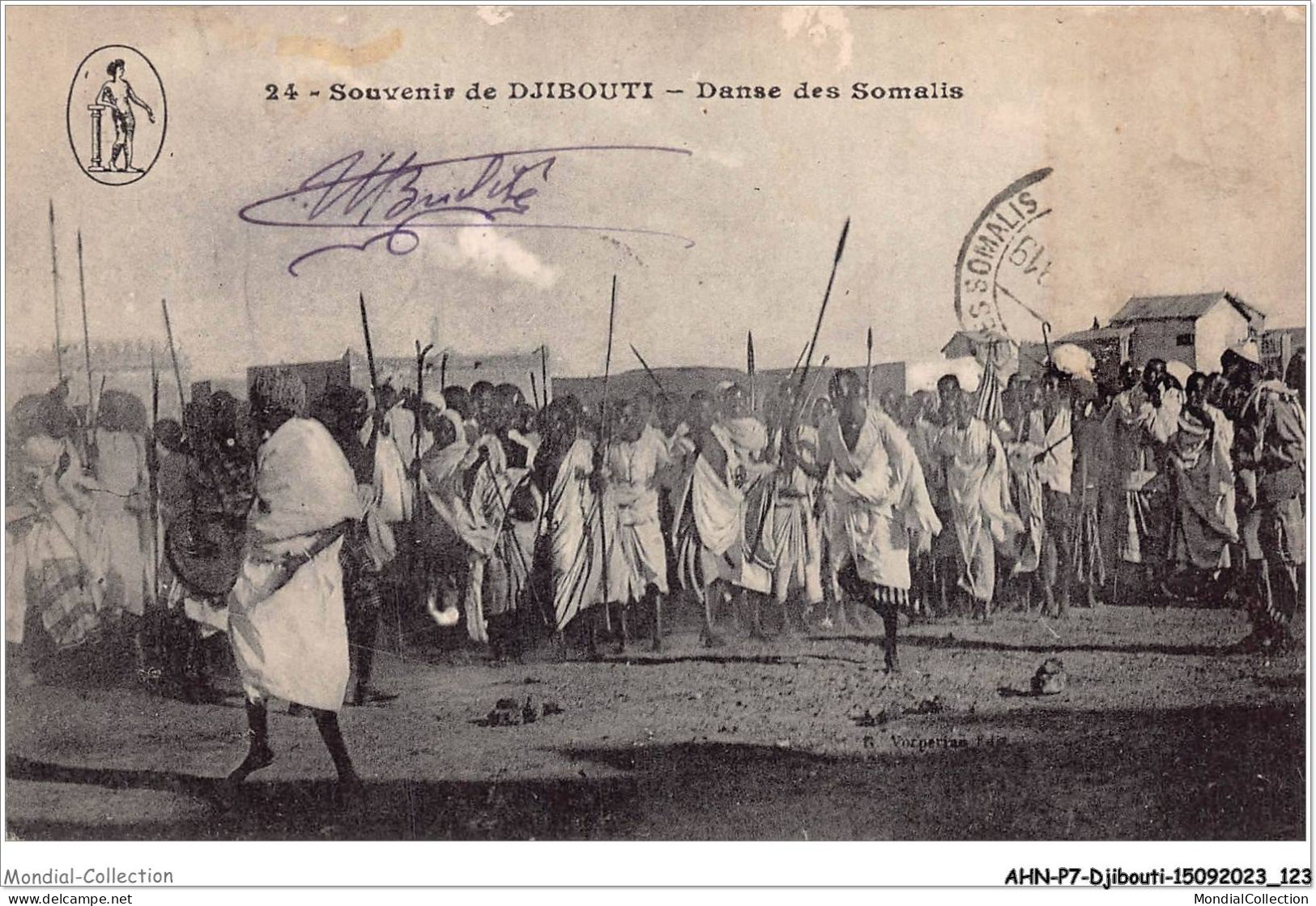 AHNP7-0809 - AFRIQUE - DJIBOUTI - Souvenir De Djibouti - Danse Des Somalis - Dschibuti